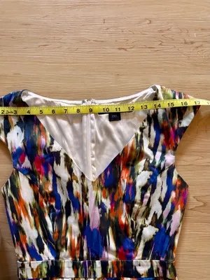 French Connection Record Ripple Sheath Dress - Multicolor Abstract Streak Print - Size 4 thumbnail 11
