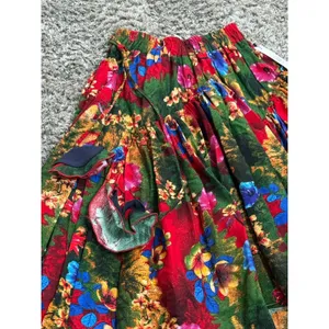 Vintage Women’s Maxi Skirt Floral Boho Layered Festival Whimsigoth Size XS NWT thumbnail 10