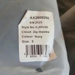 NWT COMFRT CLOUD Navy blue zip hoodie thumbnail 2
