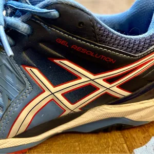 ASICS Women’s Gel Resolution Tennis Shoe Blue Size 7 thumbnail 3