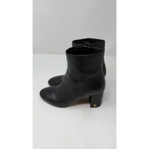 Tory Burch Brooke Black Leather Classic bootie Sz 8 thumbnail 4
