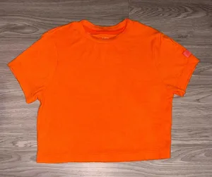 SET Active Orange Ribbed Shirt  thumbnail 1