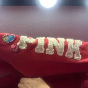 PINK - Victoria's Secret Peach color hoodie thumbnail 2
