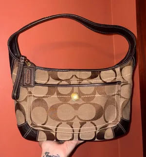 Vintage Coach Ergo Signature Jacquard Hobo shoulder bag thumbnail 1