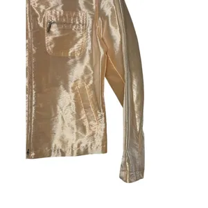 Dismero Women's Blazer Jacket Y2K Vermoda SPA Satin Lined Zipper Pocket‎ Small thumbnail 2