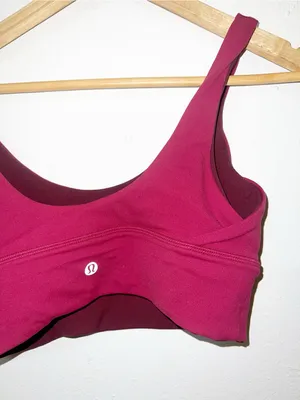 Lululemon Align Women’s Scoop Neck Reversible Sports Bra Burgundy thumbnail 4