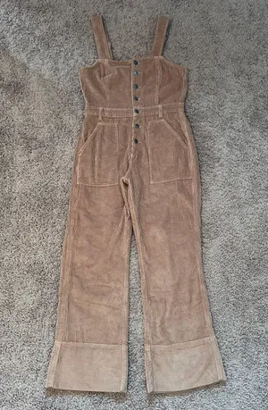 Aerie ‼️ Corduroy Kick Flare Overalls‼️ thumbnail 4