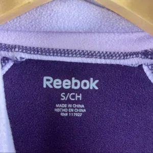 Reebok Small Turtleneck Mock Neck Purple Running Top Pastel Deep Purple Pullover thumbnail 7