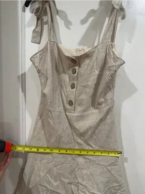 Gianni Bini Cream Zip-Back dress​ thumbnail 5