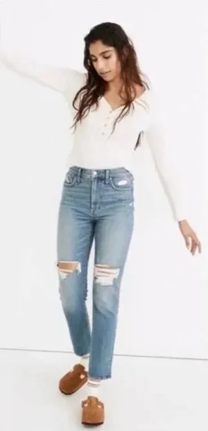 Madewell Distressed The‎ Perfect Vintage Jeans thumbnail 1
