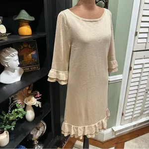 Lilly Pulitzer Helena Metallic Sweater Dress Size Small thumbnail 5