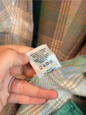 Ladies Plaid Flannel Button Up Shacket Womens Medium Long Sleeves Fall Colorful thumbnail 4