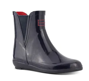 Charter Club Cloudburst Outdoor Stretch Rain Boots in Navy EXCELLENT thumbnail 1