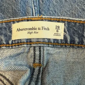 Abercrombie & Fitch High Rise‎ Mini Skirt Size 28 / 6 Denim Side Pockets 90s EUC thumbnail 6