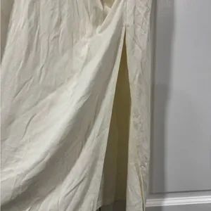 Wilfred Asymmetrical Cream Skirt thumbnail 3