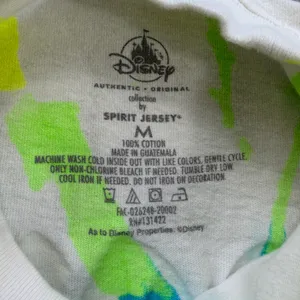 Disney Parks Spirit Jersey Disneyland Resort Neon Rainbow Tie Dye Size M thumbnail 6