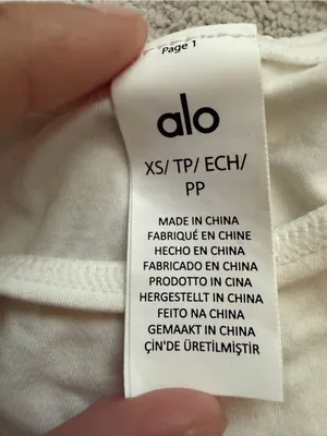 ALO sheer glow top thumbnail 3