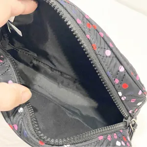 Kate Spade Jae QUILTED FESTIVE CONFETTI MEDIUM DOME COSMETIC POUCH CASE thumbnail 2