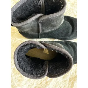 UGG Australia Black Suede Leather Ankle Boots Women's Comfy Winter Shoes‎ 7 thumbnail 6