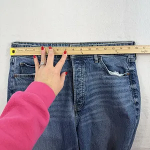 Old Navy 12 Kicker Bootcut Jeans Extra High-Rise Smooth Pockets‎ Stretch Raw Hem thumbnail 10
