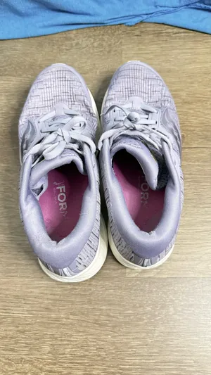 Saucony Womens Ride ISO Purple Gray Running Shoes Sneakers Size 9 thumbnail 5