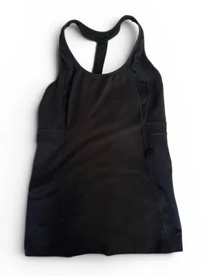 Athleta Black Racerback Training Tank Top thumbnail 1