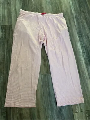 Lake Pajamas PJ Pants in Red Stripe XXL thumbnail 1