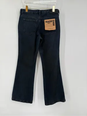 RARE DNM EDIT Dark Blue Low Rise Bootcut‎ Jeans size 27 NWT thumbnail 4