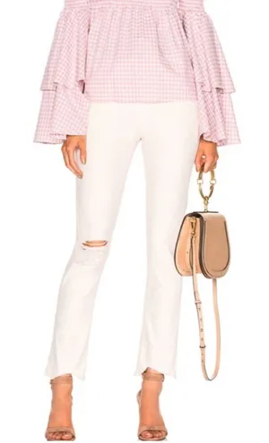 Mother Superior‎ The Flirt Chew Ankle Straight Leg Jeans Womens Size 24 thumbnail 1