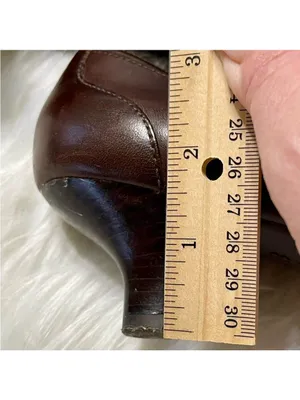 Naturalizer Brown Heels With Brass Buckle Size 7.5 thumbnail 7