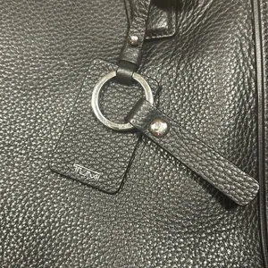 Tumi Stanton Kiran Tote Black Leather Travel Bag thumbnail 6