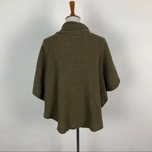 Anthropologie Sparrow Wool Blend Open Front Cardigan‎ Sweater Cozy Layering M thumbnail 4