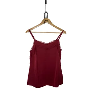 Cabi XS V Neck Mulberry All Purpose Lace Trim Cami Spaghetti Straps Top Coquette thumbnail 2
