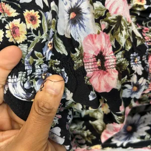 Band of Gypsies Jumpsuit XL Strapless Floral Wide Leg Boho Festival Summer thumbnail 5