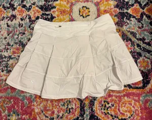 Lululemon White Skirt Pace Rival 6 thumbnail 1