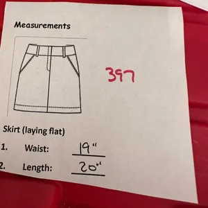 Fresh Produce Lime Green Seersucker Cotton‎ Skirt XL Drawstring thumbnail 7