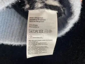 H&M Sweater Vest V-Neck Blue Size L thumbnail 6