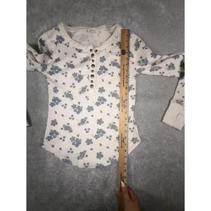 We The Free Free People Everest Floral Thermal Henley Long Sleeve Top thumbnail 9
