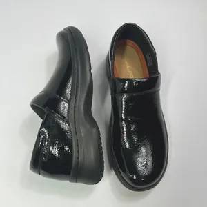 Clarks Slip On Clogs Comfort Work Shoes Patent Leather Black Size 9.5 Casul‎ thumbnail 8