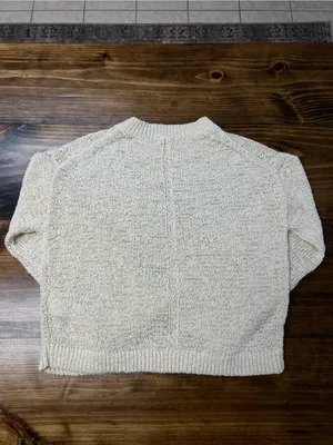 J. Crew Montauk pullover sweater in Antique White Size Small thumbnail 12