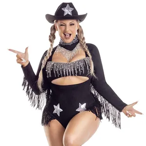 NEW Party King Rhinestone Cowgirl Plus Size Sexy Costume Size 2X thumbnail 1