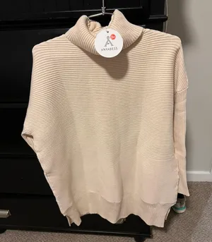 Beige Sweater/sweater Dress Tan thumbnail 2