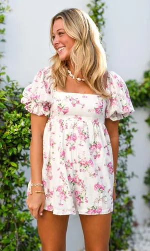 These Three Boutique Floral Romper thumbnail 1