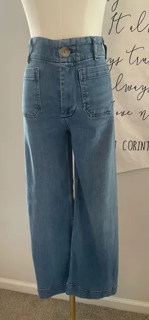 Maeve Anthropologie “The Colette” Wide Leg Pants Size 24 thumbnail 1