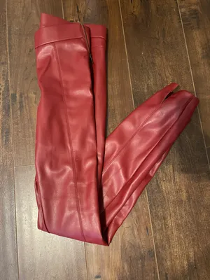 Zara leather pants thumbnail 1
