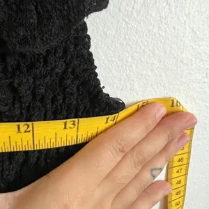 Black Lace‎ Ruffle Hem Dress, Coquette, Goth, Y2K, Romantic, Lolita, Medium thumbnail 7