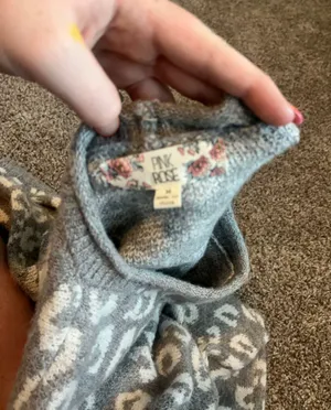 Pink Rose Sweater thumbnail 3