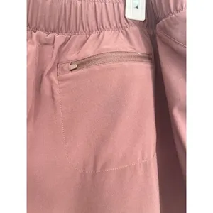 All in Motion Stretch Woven Scrub Pants Women XXL Long Brown Mauve High Rise thumbnail 4