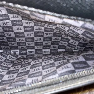 London fog black bag shoulder bag with ribbon multi pocket medium size​​​ thumbnail 6