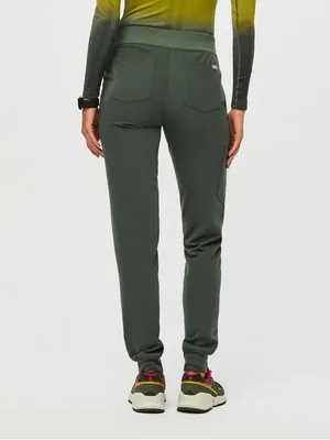 Figs Women’s Zamora Jogger Scrub Pants Pull On in Moss Green XSP thumbnail 2